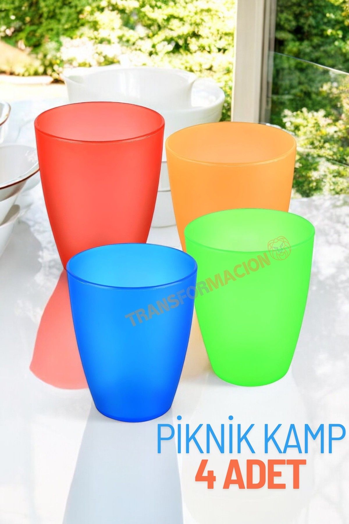 Bardak Seti Kamp Piknik Bardağı 4 ADET 721507