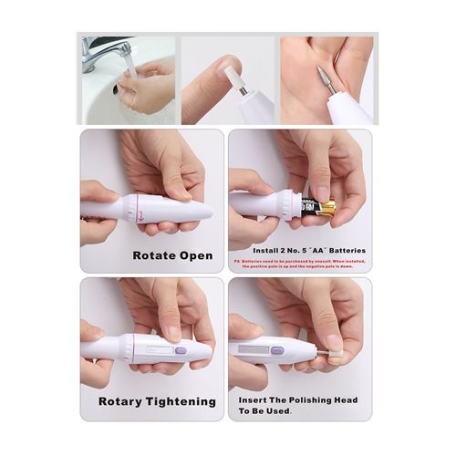 TransForMacion Pilli Manikür Makinesi Tırnak Törpü Seti  721510