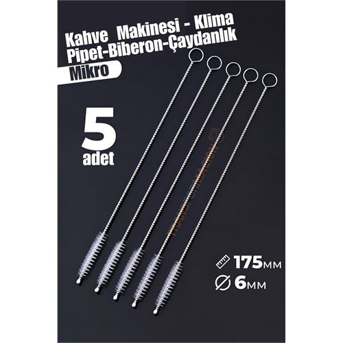 ModaCar Mikro Fırça Klima Biberon Pipet Fırçası 5 Adet  