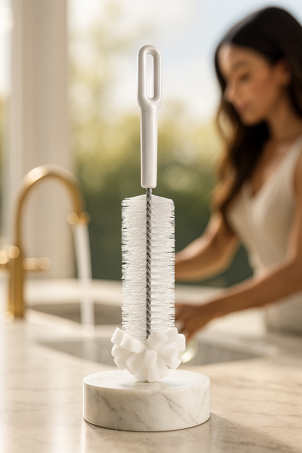 Premium Lüks Şişe ve Biberon Fırçası - Ultra Dayanıklı Profesyonel Temizlik & Kristal Parlaklık 721515