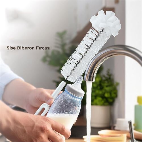 ModaCar Kavanoz Temizleme Fırçası Şişe Biberon Dar BölgeTemizleyici Fırça 