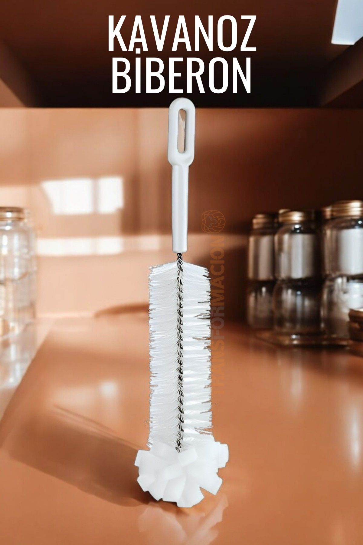 ModaCar Kavanoz Temizleme Fırçası Şişe Biberon Dar BölgeTemizleyici Fırça 