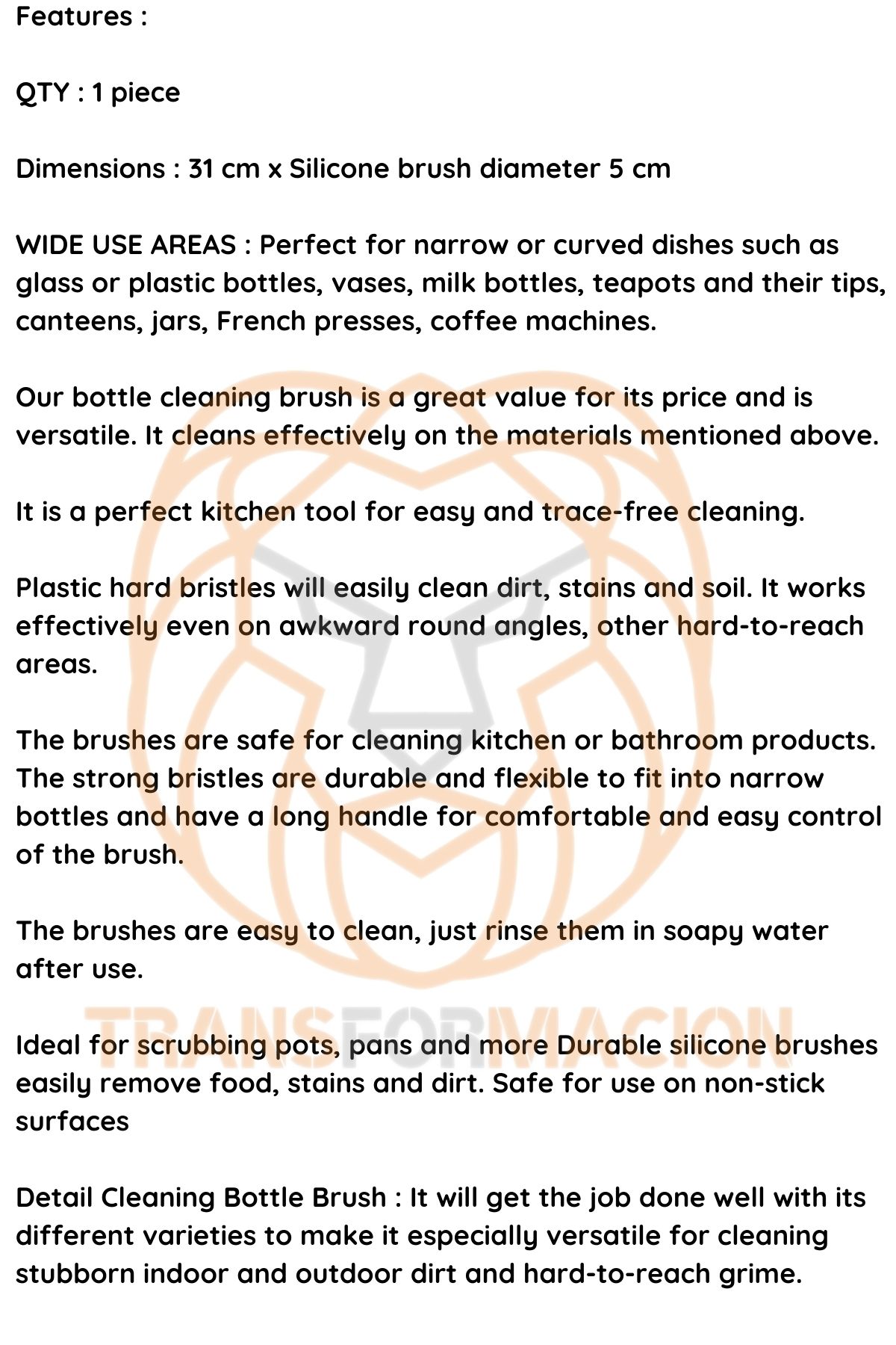 ModaCar Kavanoz Temizleme Fırçası Şişe Biberon Dar BölgeTemizleyici Fırça 