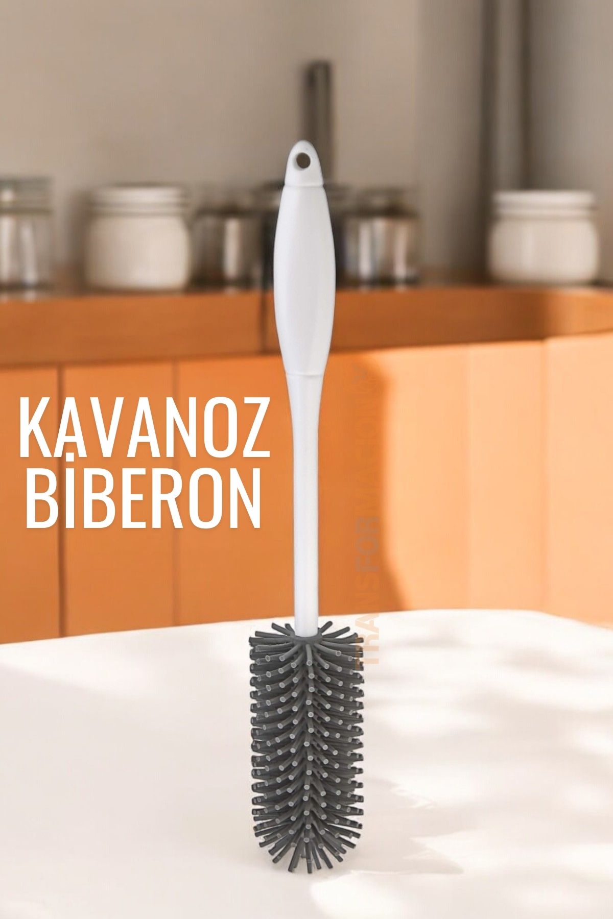 ModaCar Kavanoz Temizleme Fırçası Şişe Biberon Dar BölgeTemizleyici Fırça 