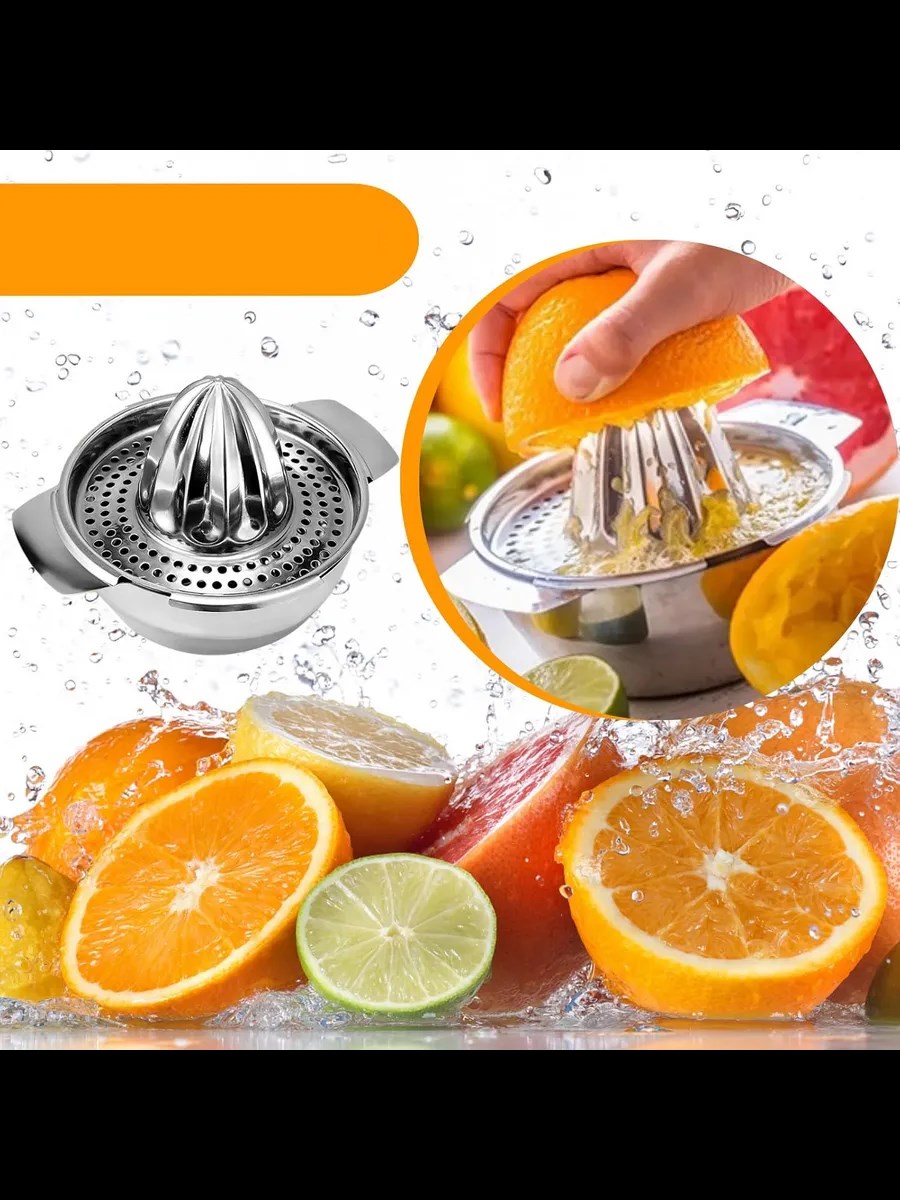 Limon Sıkacağı 304 Paslanmaz Çelik Meyve Sıkacağı  Profesyonel  