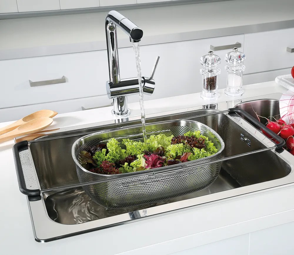 TransForMacion Lavabo Süzgeci Ayarlanabilir Kevgir 304 Paslanmaz Çelik 721523