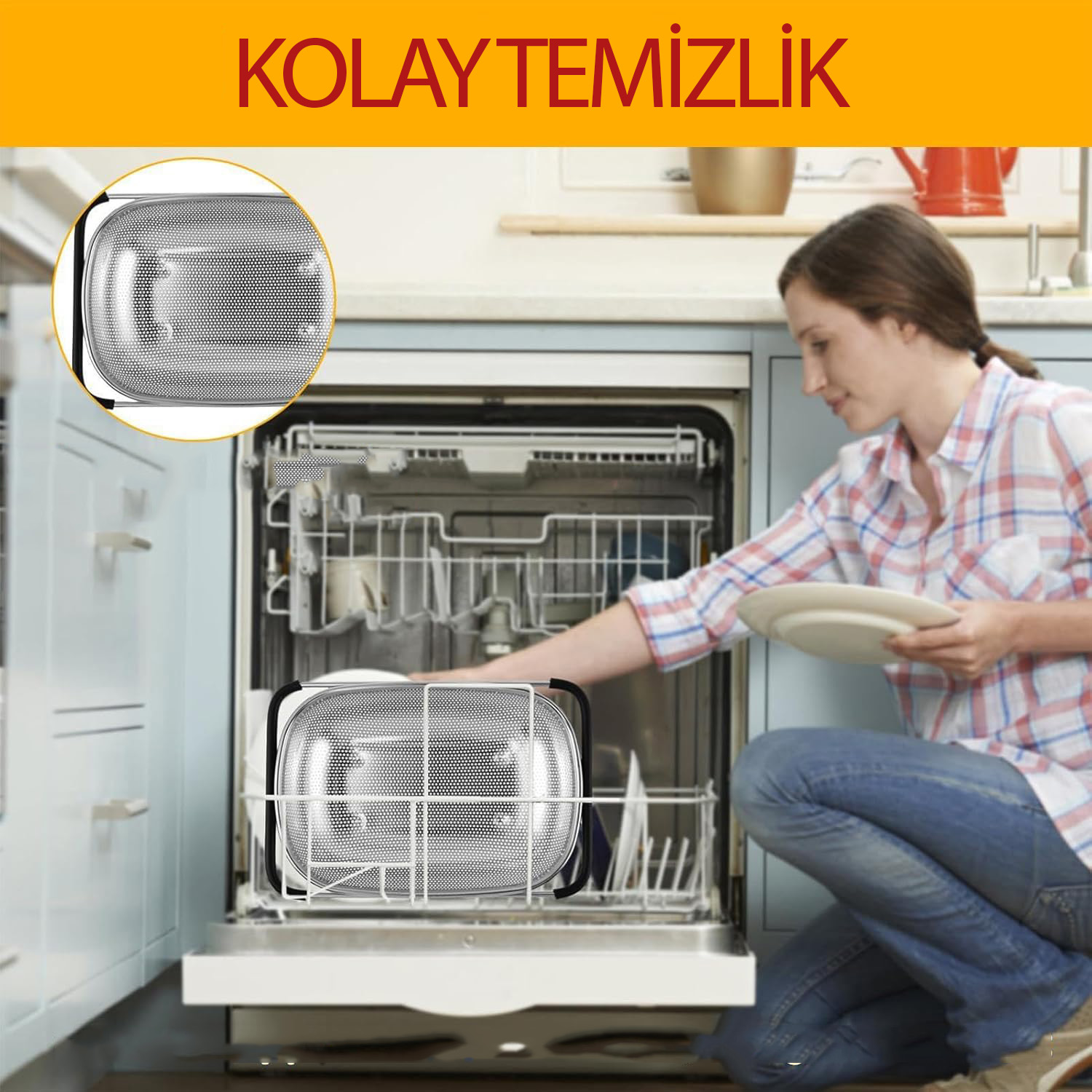 TransForMacion Lavabo Süzgeci Ayarlanabilir Kevgir 304 Paslanmaz Çelik 721523