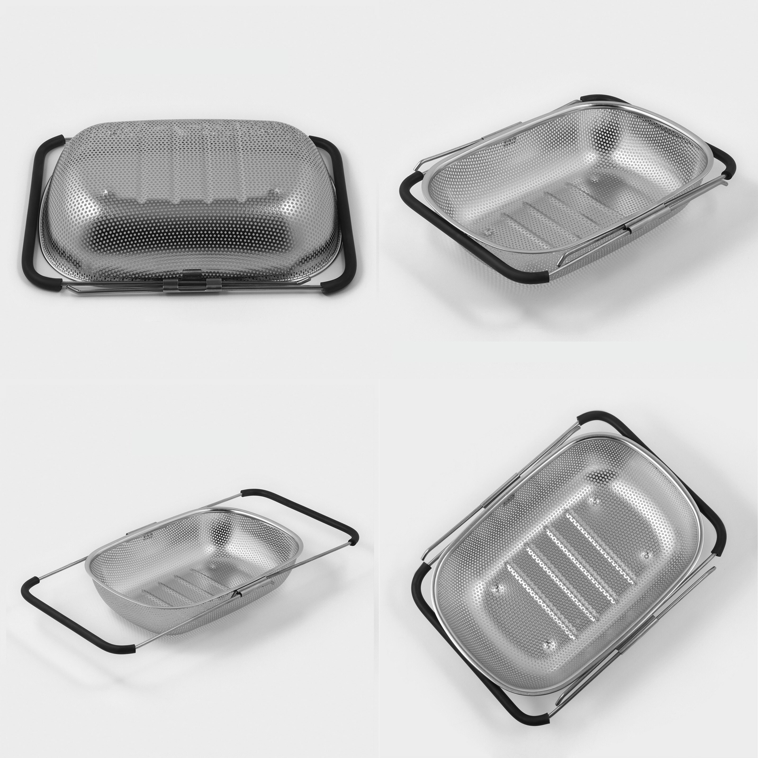 TransForMacion Lavabo Süzgeci Ayarlanabilir Kevgir 304 Paslanmaz Çelik 