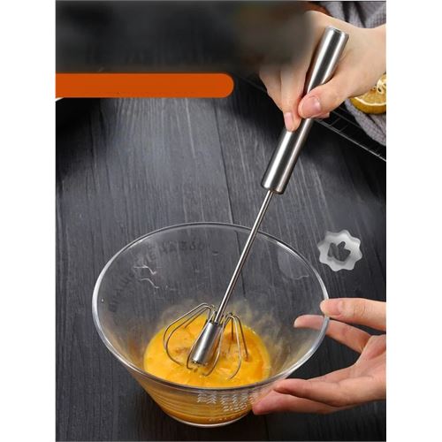 TransForMacion Dönerli Çırpıcı 304 Paslanmaz Çelik Yumurta Çırpıcı 721524