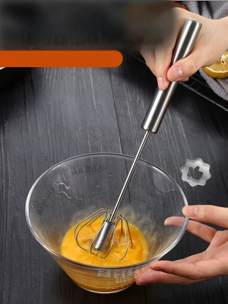 Dönerli Çırpıcı 304 Paslanmaz Çelik Yumurta Çırpıcı 721524