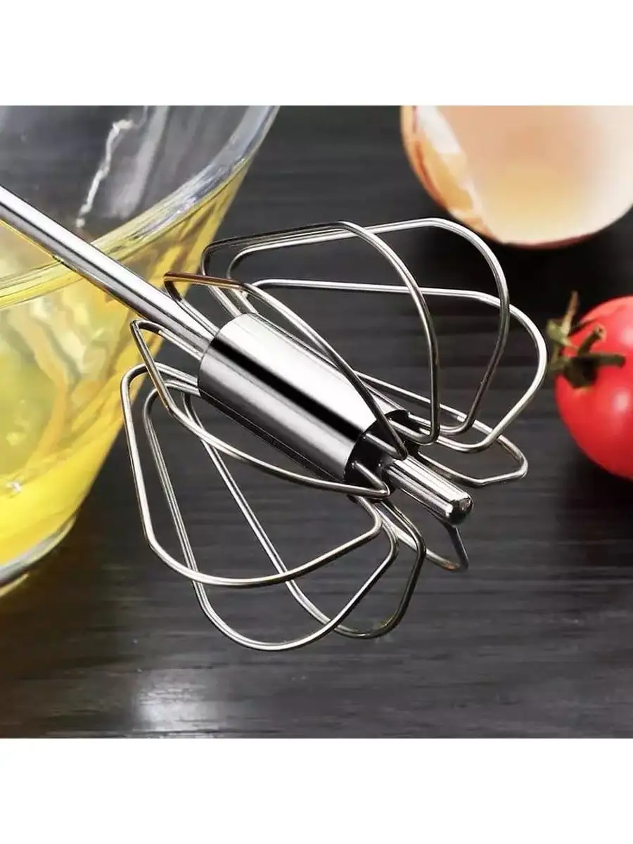 Dönerli Çırpıcı 304 Paslanmaz Çelik Yumurta Çırpıcı 721524