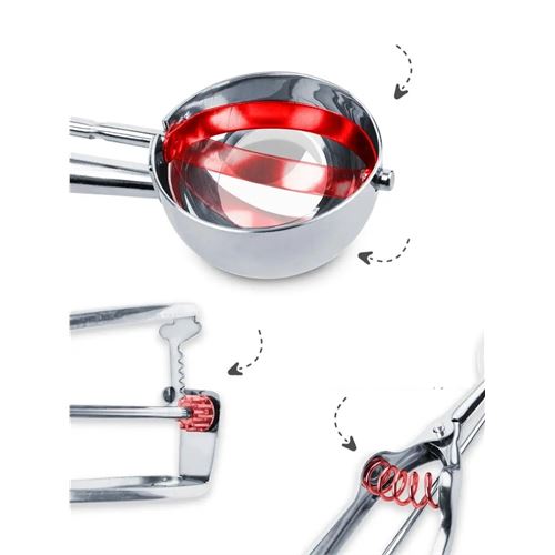 TransForMacion Dondurma Kaşığı Dondurma Porsiyo Kaşığı Kurabiye Köfte Helva Porsiyonlama  721525