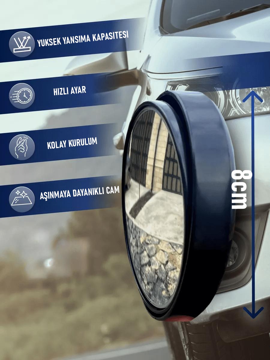 Araç Kör Nokta Aynası Dokunmatik 