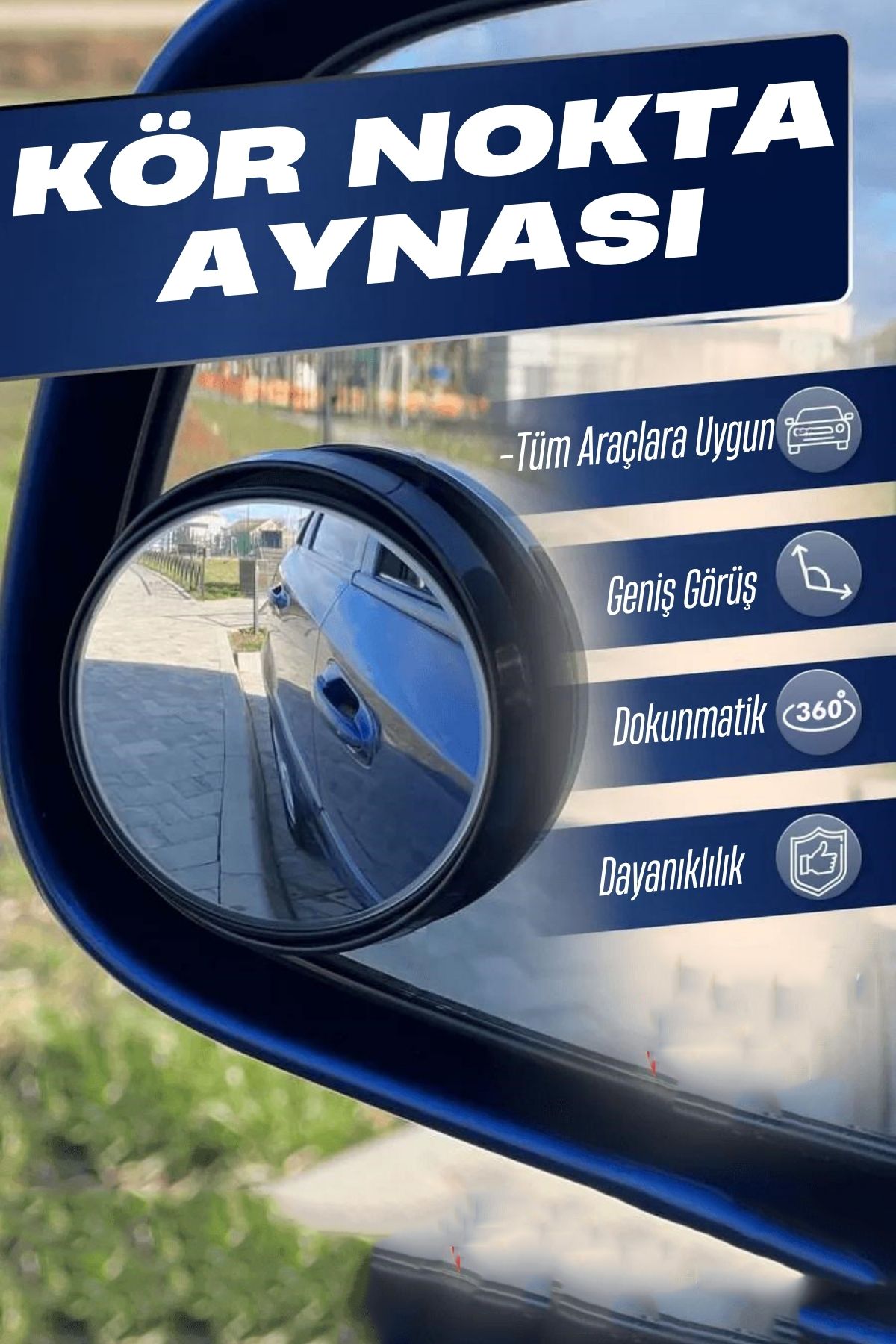 Araç Kör Nokta Aynası Dokunmatik 