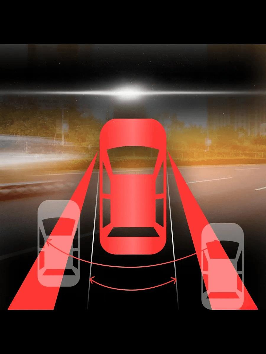 Ayna Üstü İlave Görüş Aynası  Dokunmatik  