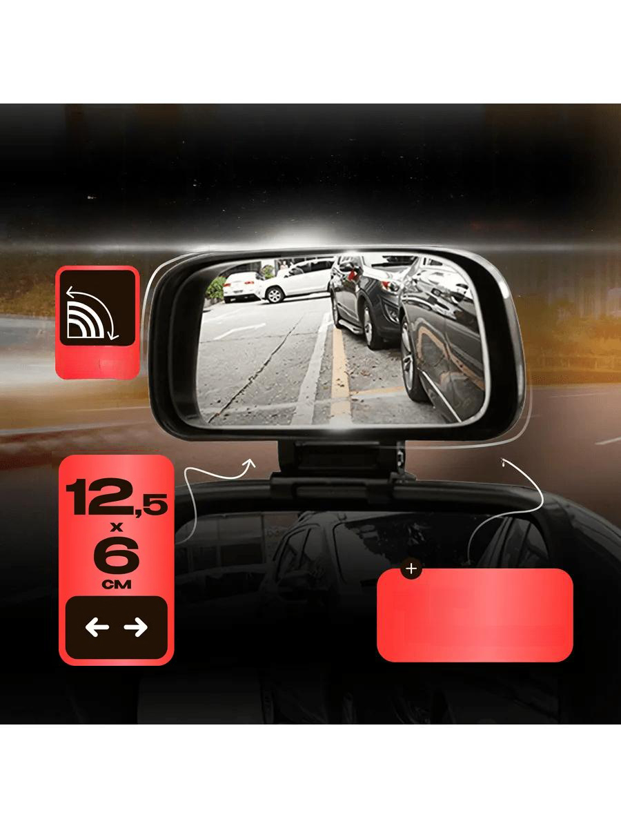 Ayna Üstü İlave Görüş Aynası  Dokunmatik  