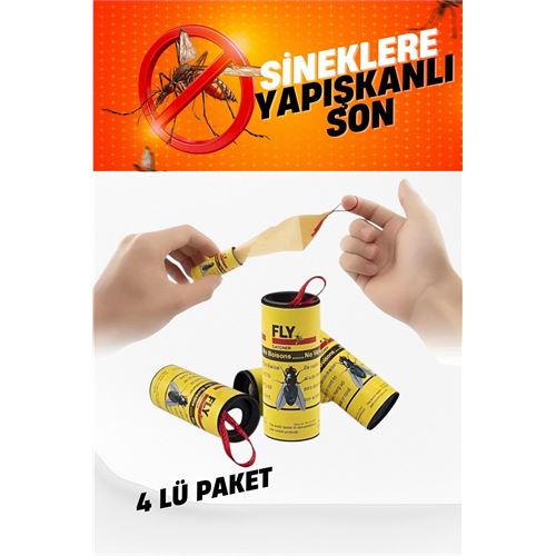 TransForMacion Yapışkanlı Sinek Şeridi Sinek Kapanı 4 ADET 721533