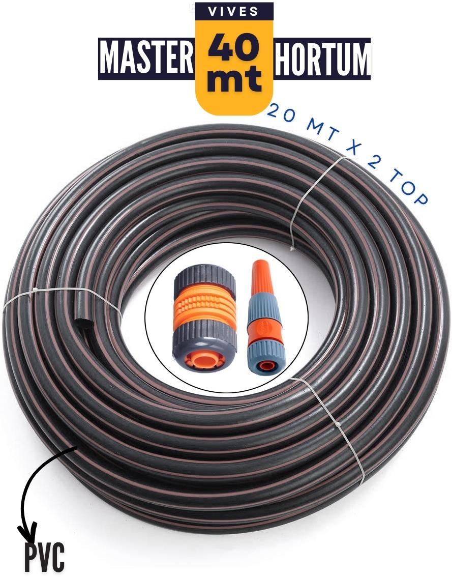 Modacar  40 Metre Master Bahçe Hortumu Sulama Aparatı HEDİYELİ 