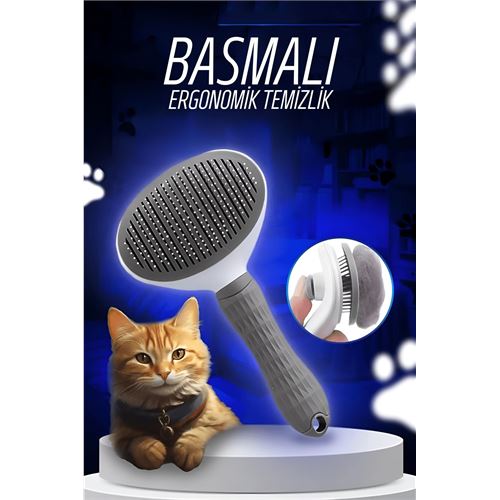 ModaCar Cuervo Otomatik Temizlenen Kedi Köpek Tarağı 