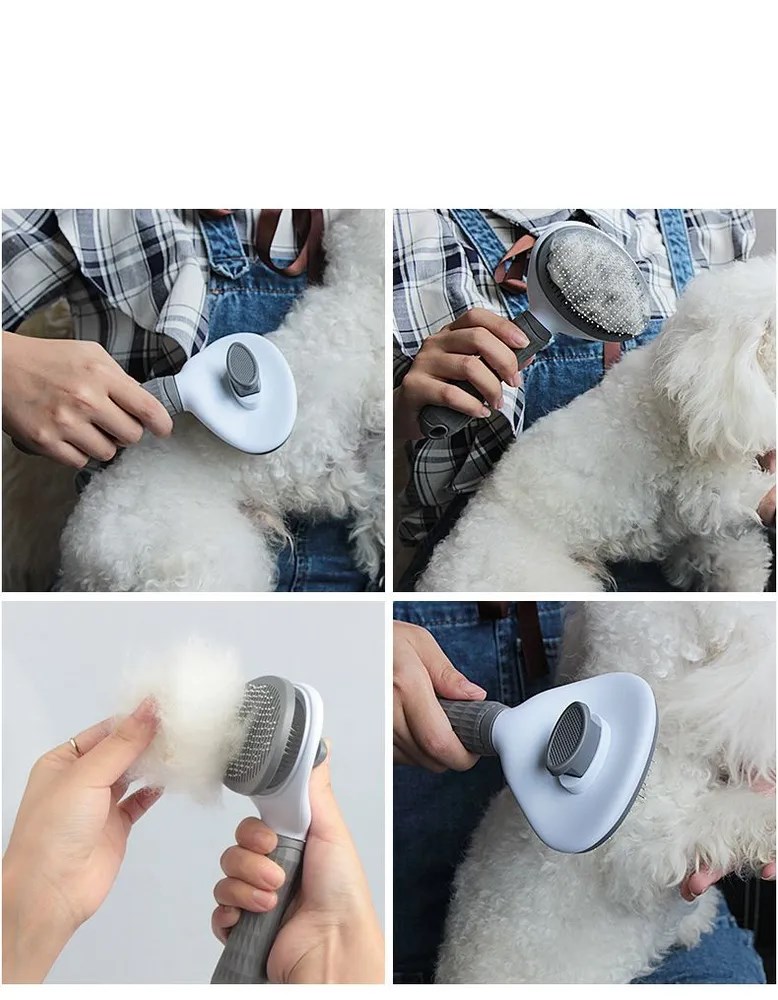 Cuervo Otomatik Temizlenen Kedi Köpek Tarağı 