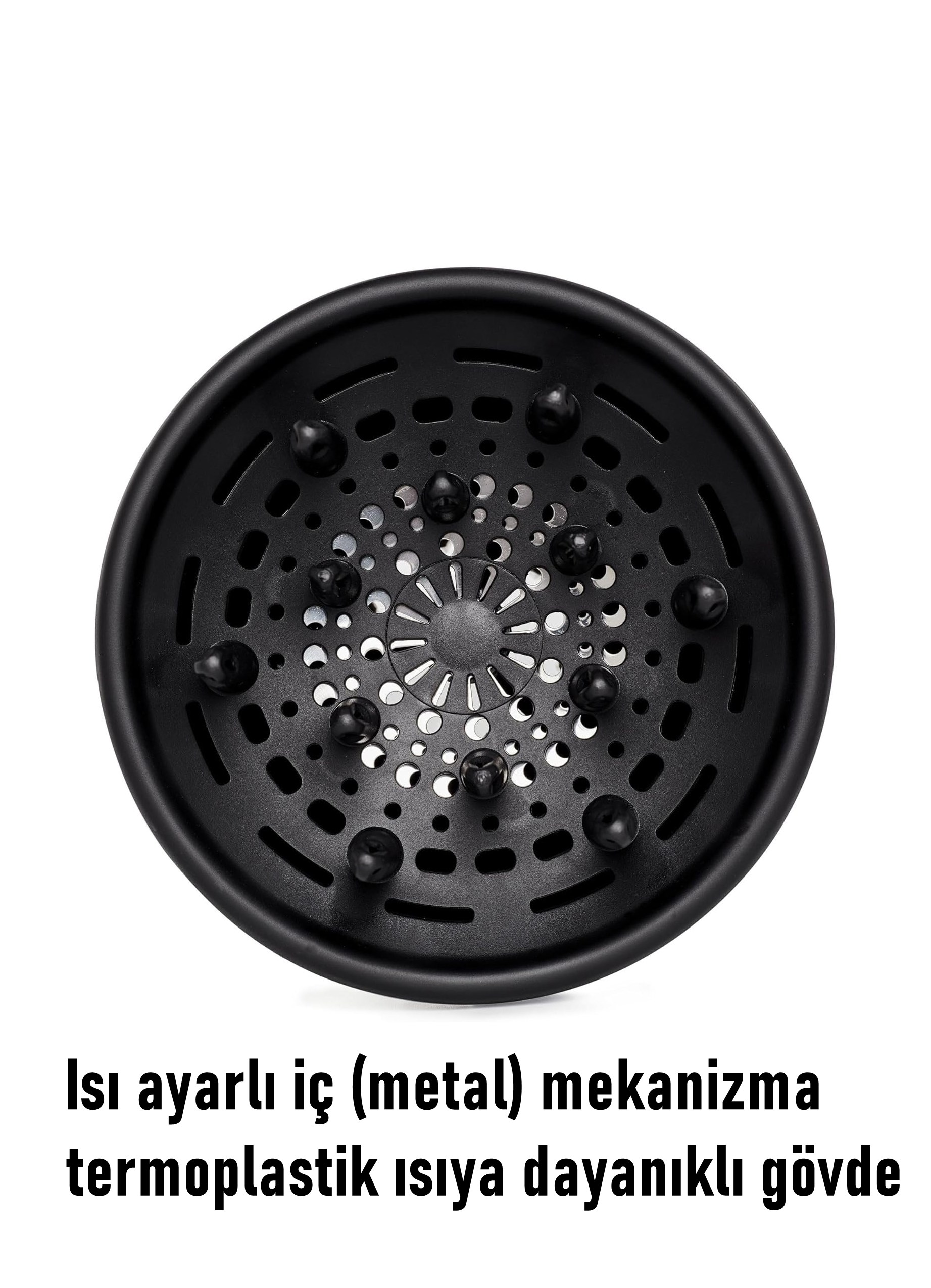 Isı Ayarlamalı Fön Için Difüzör Vigo Başlık Dönerli Profesyonel 721554