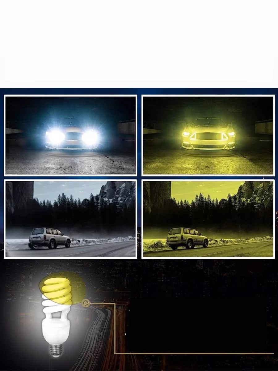 Parlama Önleyici Gece Sürüş Görüş Gözlüğü Sis Far Işık Önleyici Anti-Fog Gözlük 721557