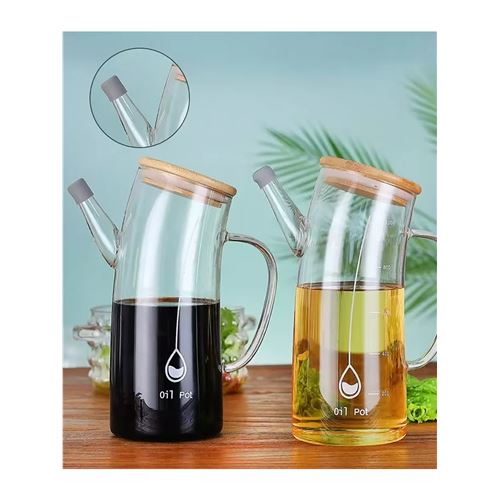 TransForMacion Yağ Sirke Şişesi Yağlık Borosilikat Cam 1000 ML 721573