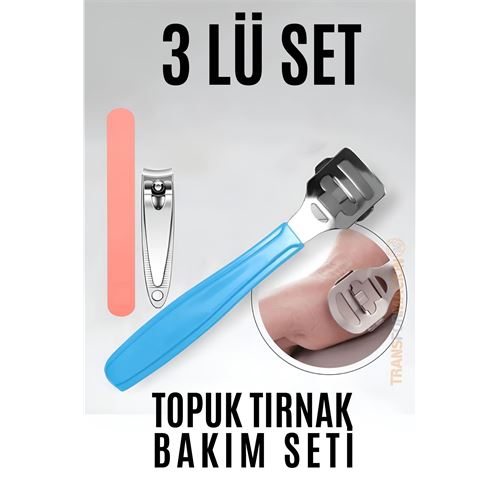 TransForMacion Topuk Raspa Tırnak Makası Törpü Seti Mery Solingen 721574