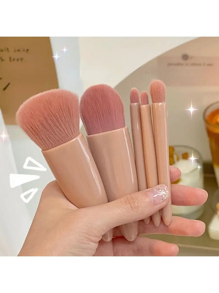 Makyaj Fırça Kiti Aynalı ve Kutulu Profesyonel Makyaj Kiti  721577