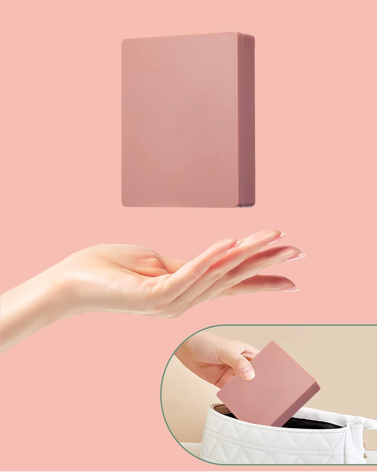 Makyaj Fırça Kiti Aynalı ve Kutulu Profesyonel Makyaj Kiti  721577