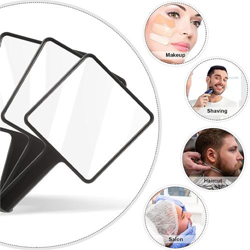 TransForMacion El Aynası Makyaj Aynası Kuaför Dişçi Güzellik Merkezi Aynası SİYAH 721578