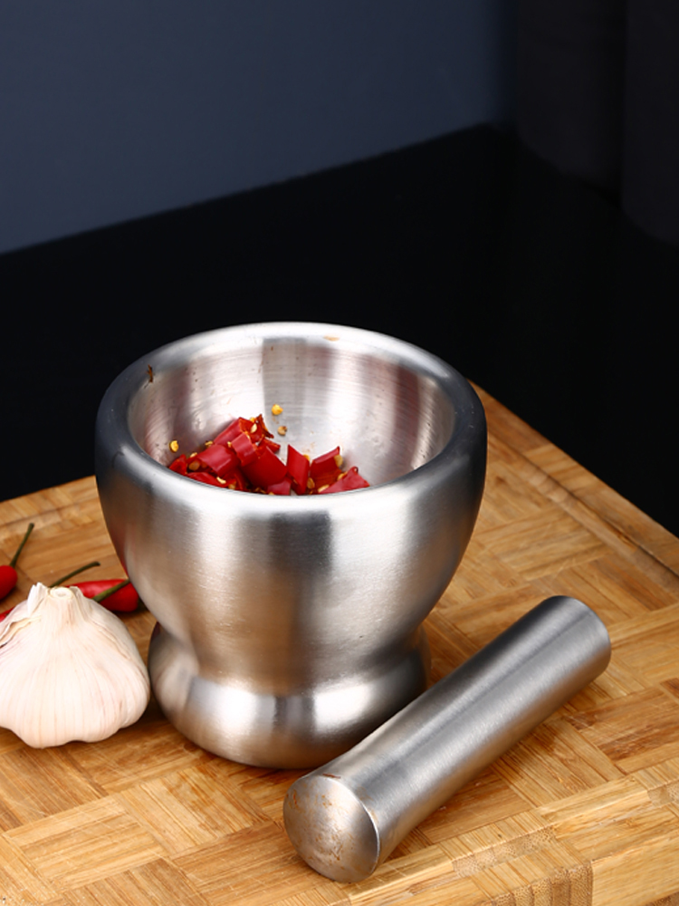 TransForMacion XL 13 CM Sarımsak Ezici Sarımsak Havanı 304 Paslanmaz Çelik 721581