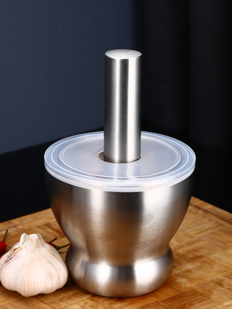 TransForMacion XL 13 CM Sarımsak Ezici Sarımsak Havanı 304 Paslanmaz Çelik 721581