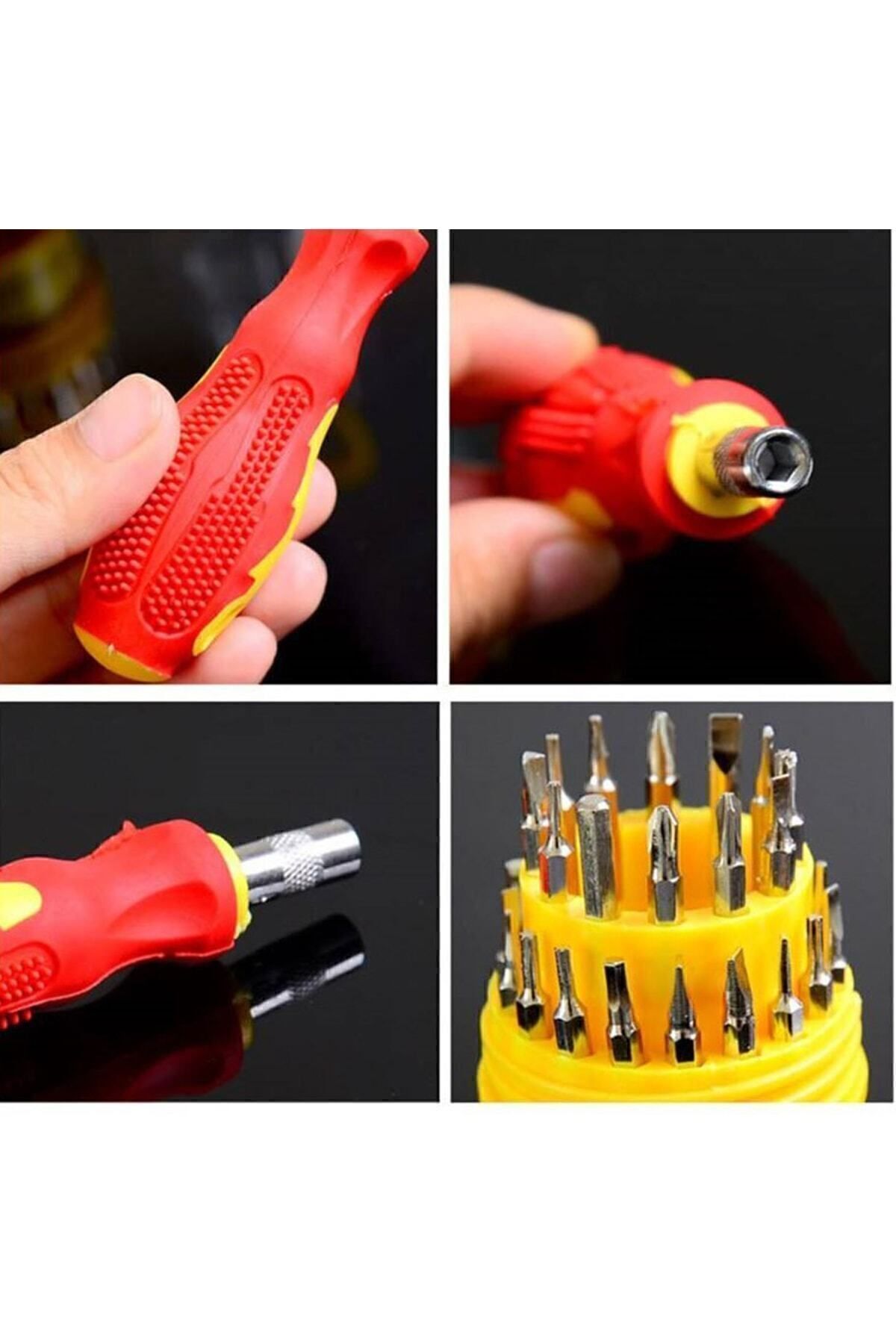30 Uçlu Tornavida Seti - Saat Tornavidası - Telefon Tamir Tornavidası Dayanıklı ve Taşınabilir 716120