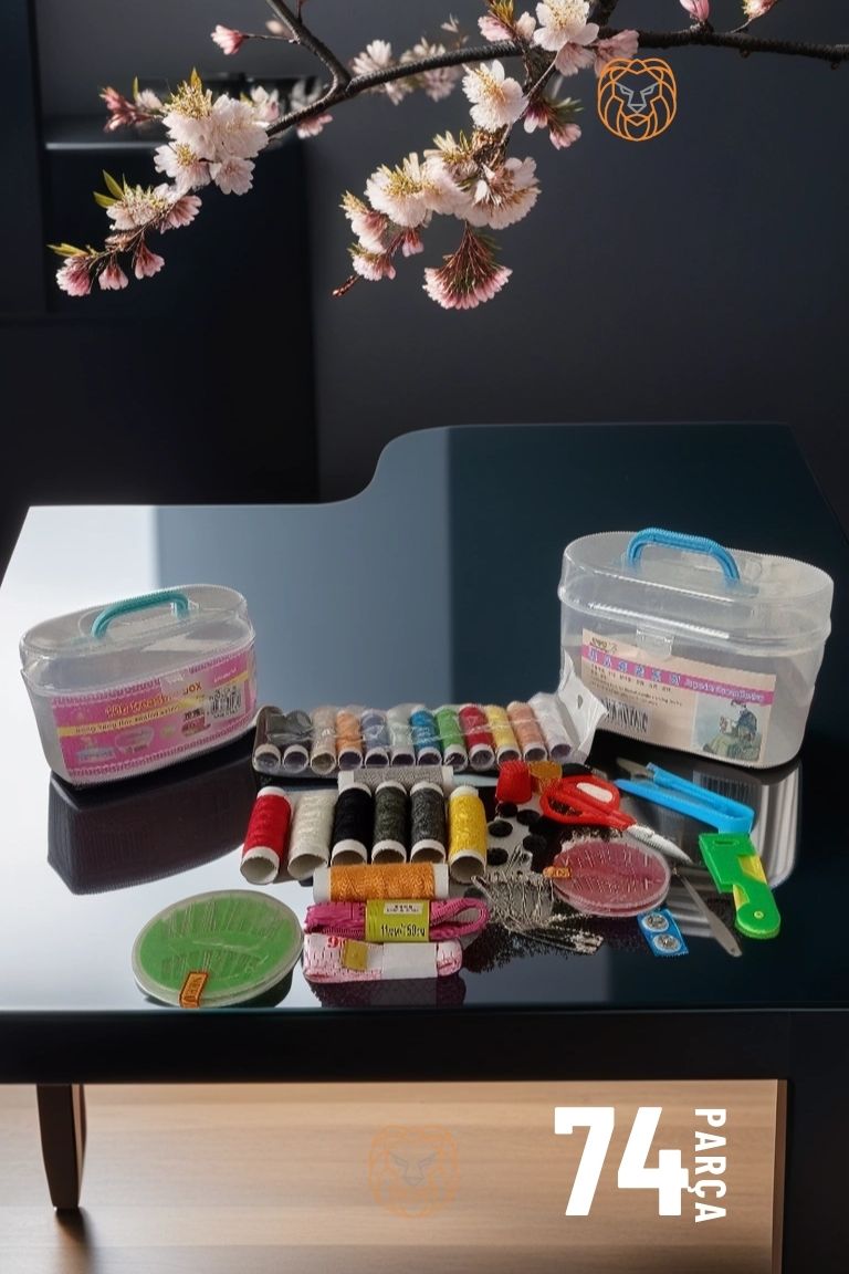 Modacar 74 Parça Dikiş Seti 2 KUTU 