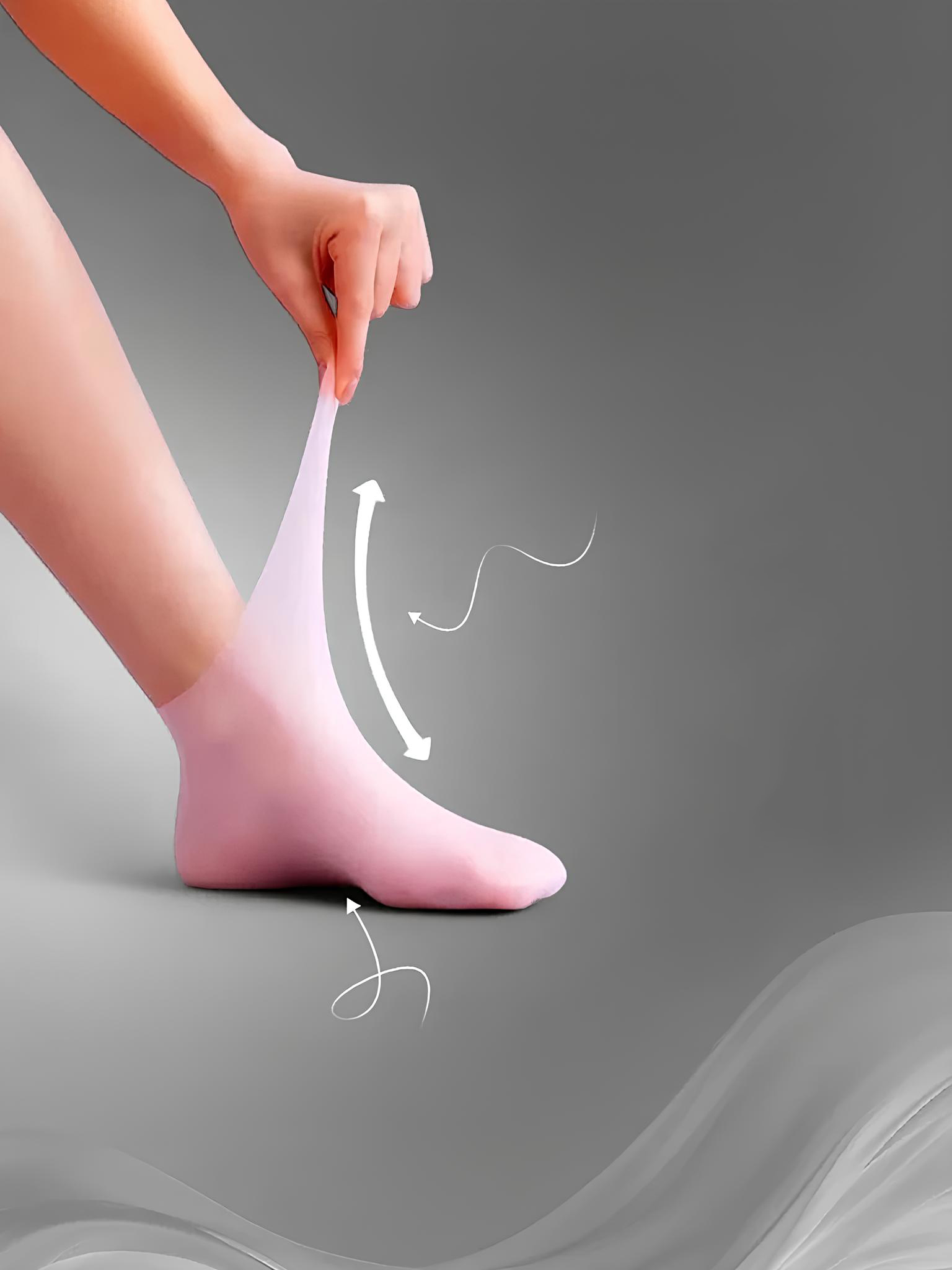 Ayak Bakım Çorabı Silikon Ayak Krem Uygulama Koruyucu Çorap 721585