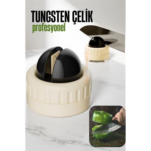 TransForMacion Bıçak Bileyici Pratik Vantuzlu Tungsten Çelik 721584