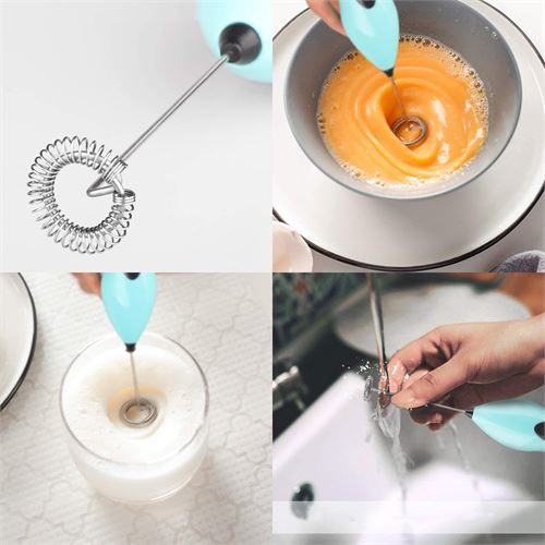 TransForMacion Süt Köpürtücü Kahve Karıştırıcı Mini Pilli Mixer Çırpıcı 720459