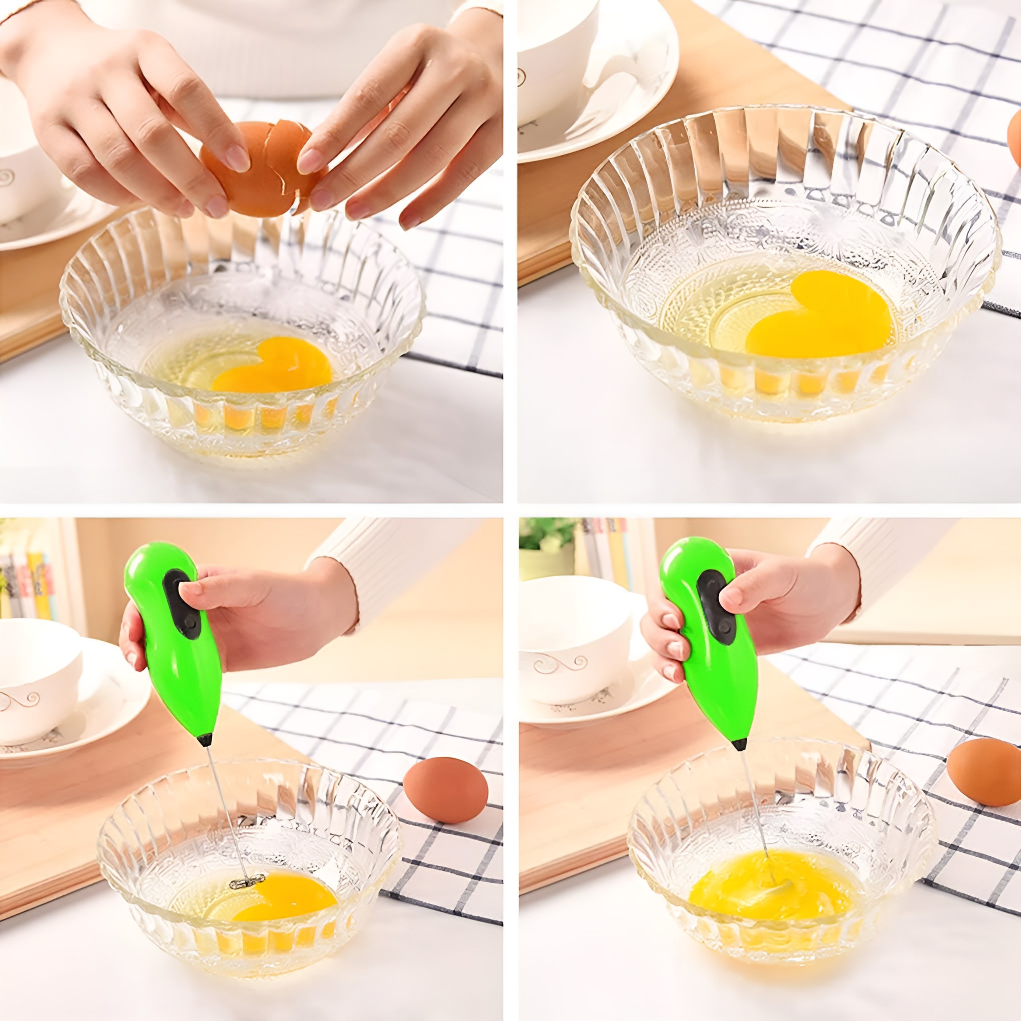 Pilli Yumurta Çırpıcı Mini Pilli Mixer Çırpıcı 721588