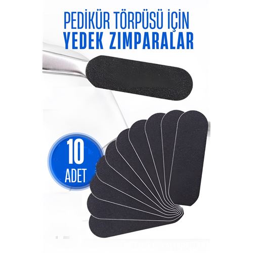 TransForMacion Ayak Törpü Yedeği Yapışkanlı Törpü Zımparası Pedikür Törpü Yedeği 10 ADET 716031