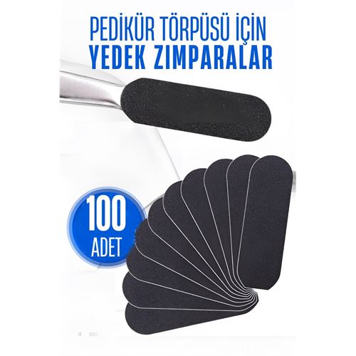 TransForMacion Ayak Törpü Yedeği Yapışkanlı Törpü Zımparası Pedikür Törpü Yedeği 100 ADET 716031