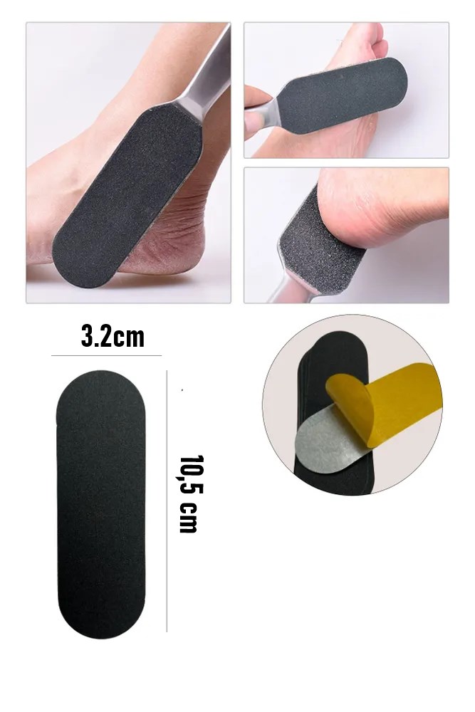 Ayak Törpü Yedeği Yapışkanlı Törpü Zımparası Pedikür Törpü Yedeği 100 ADET 716031