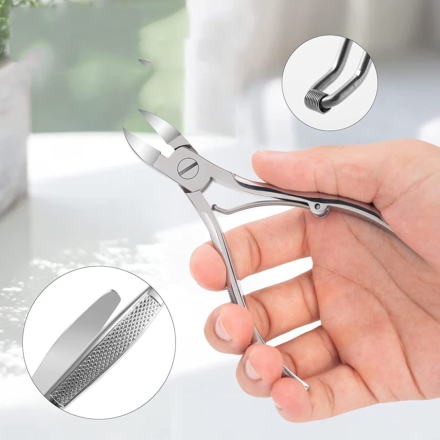 TransForMacion Ayak Tırnak Makası Batık Tırnak Makas Seti Pedikür Tırnak Makası Merys Solingen 721595 