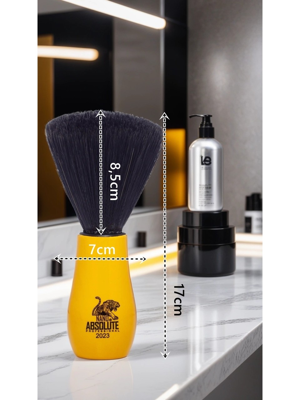 Berber Ense Fırçası Saç Temizleme Fırçası -  Berber Temizlik Fırçası- Kuaför Berber Malzemesi ​719740