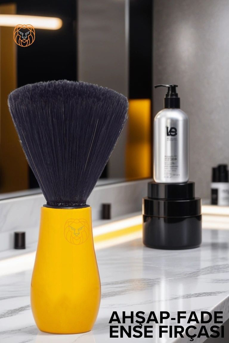 Berber Ense Fırçası Saç Temizleme Fırçası -  Berber Temizlik Fırçası- Kuaför Berber Malzemesi ​719740