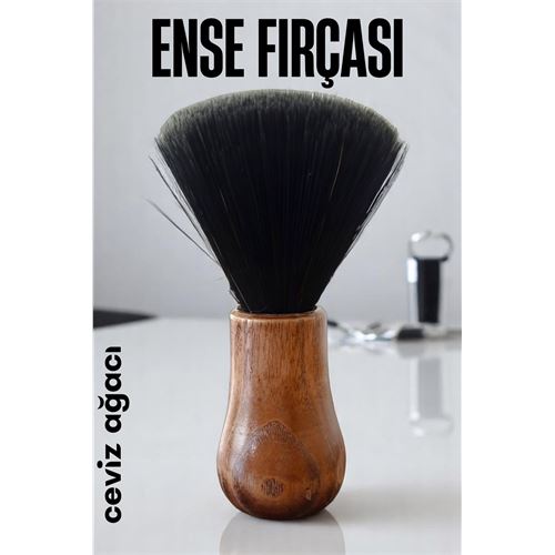 Transformacion Berber Ense Fırçası Saç Temizleme Fırçası - Berber Temizlik Fırçası- Kuaför Berber Malzemesi 721599