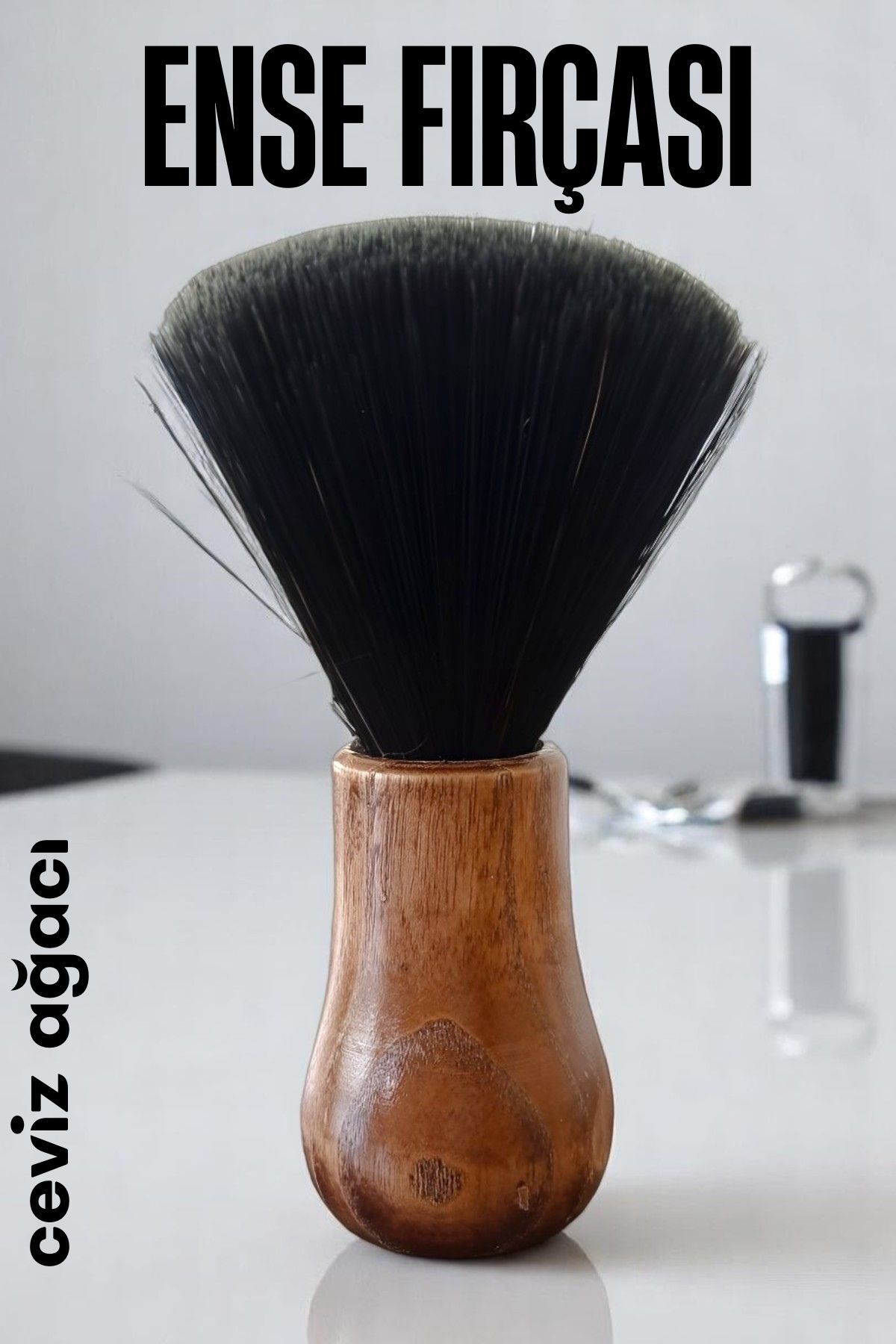 Berber Ense Fırçası Saç Temizleme Fırçası - Berber Temizlik Fırçası- Kuaför Berber Malzemesi 721599