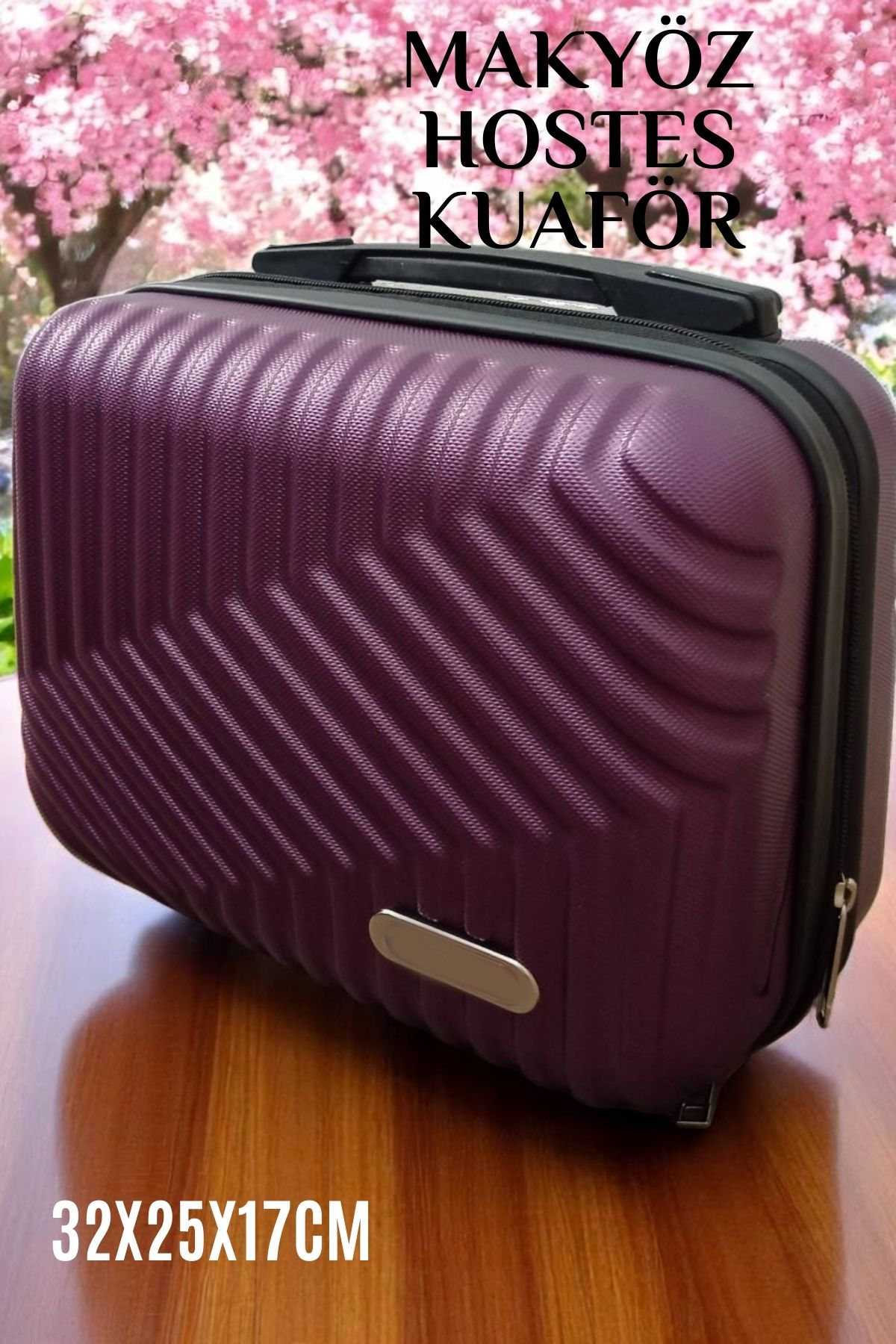 Transformacion Makyaj Çantası Kuaför Çantası Kabin içi Çanta Hostes Çantası MOR 721614