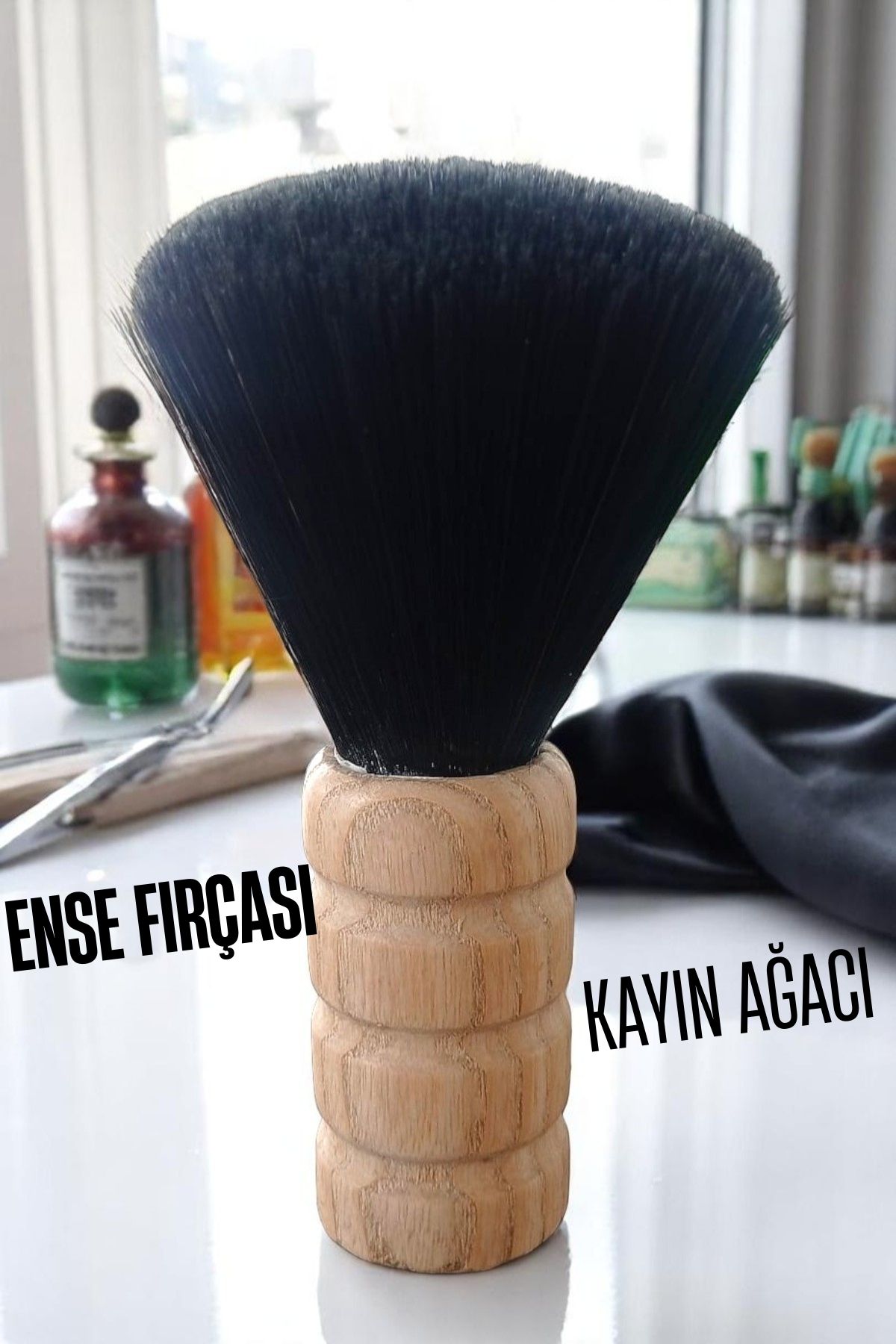 Modacar Berber Ense Fırçası Saç Temizleme Fırçası - Berber Temizlik Fırçası- Kuaför Berber Malzemesi 