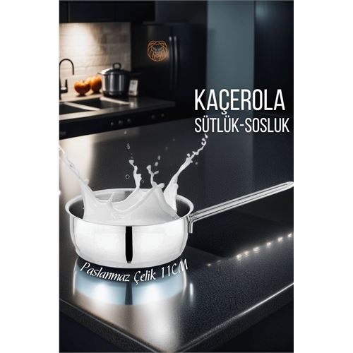 Modacar Çelik 11 cm Mini Sütlük Sosluk Martorano Design 